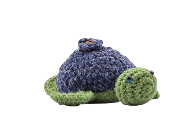Turtle Stuffed Animal - Blueberry