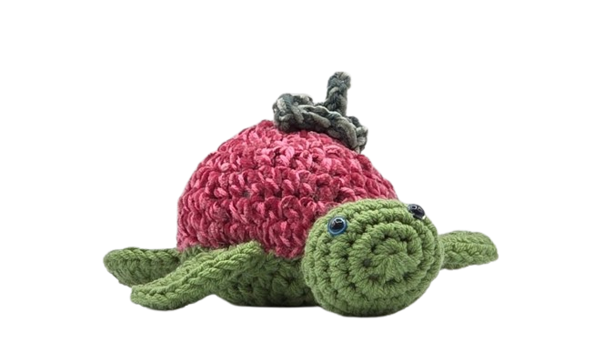 Turtle Stuffed Animal - Strawberry