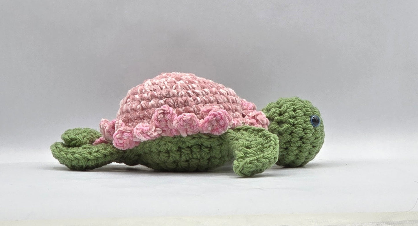 Turtle Stuffed Animal - Pink