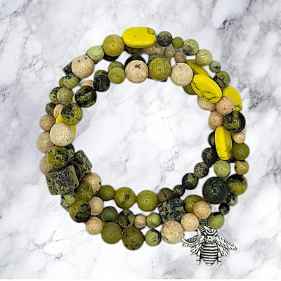 Bracelet Yellow Honeybee