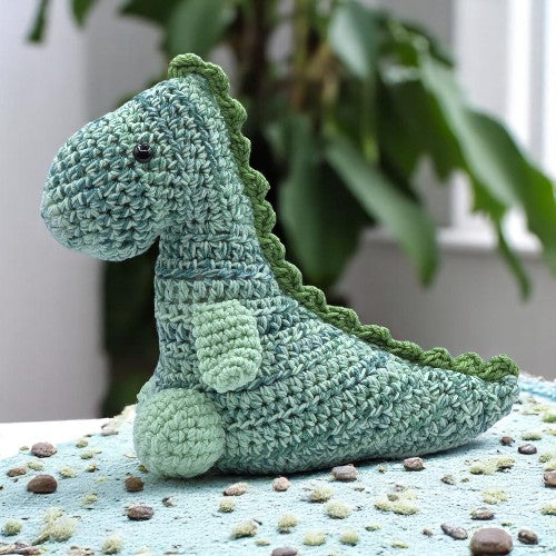 DINOSAUR TOY FACING LEFT color is green