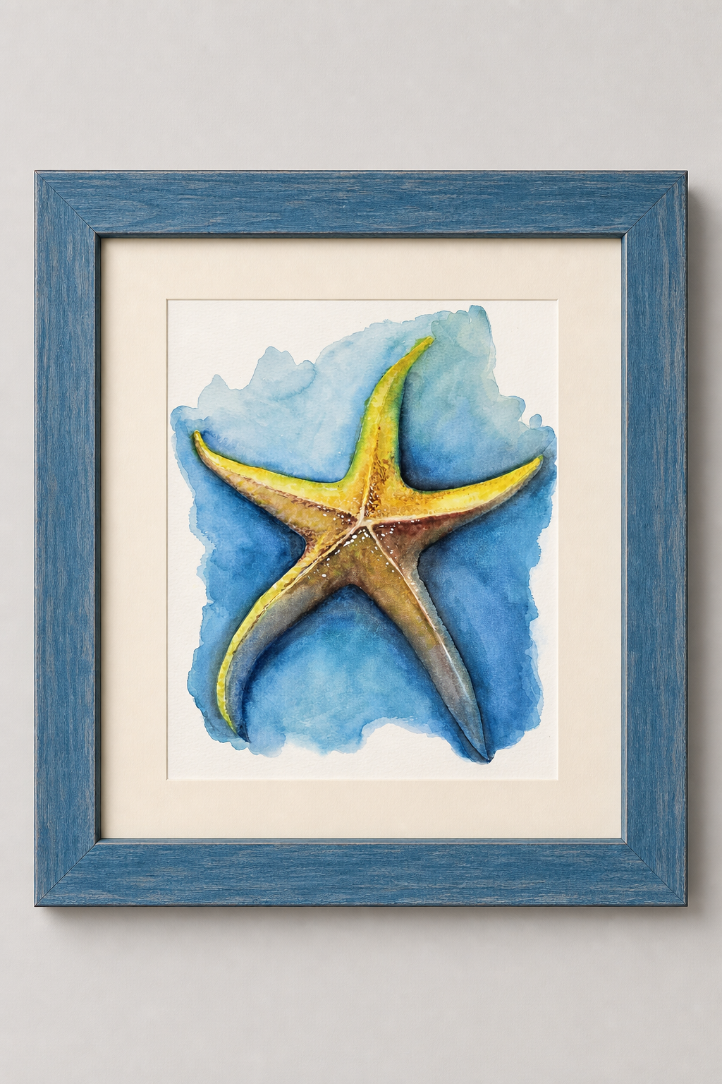 Morning Tide | Original Watercolor Starfish Painting