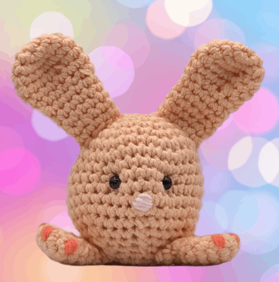 Hopper Bunny - Peach