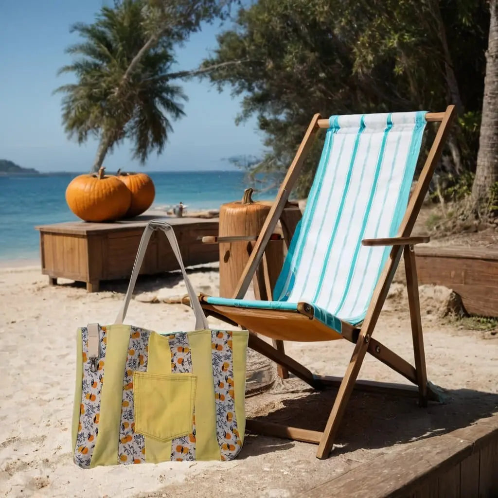TOTE YELLOW BY BEACH CHAIR