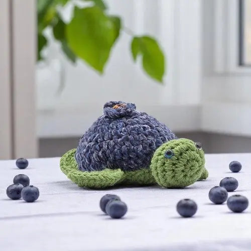 TURTLE CROCHET TOY FACING FRONT