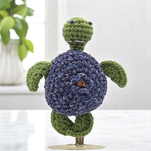 TOP VIEW OF TURTLE TOY