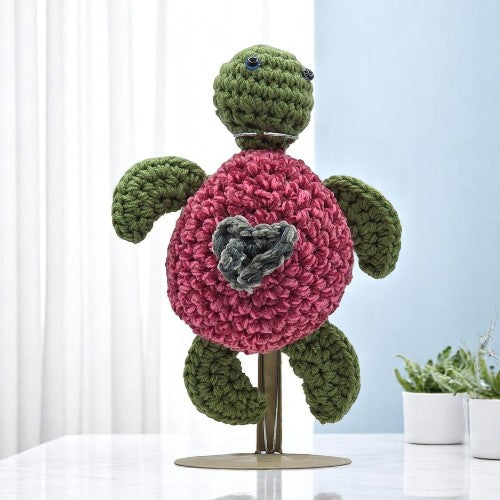 TOP VIEW OF TURTLE TOY