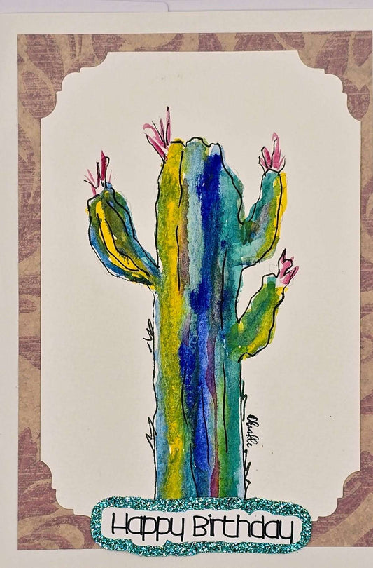 Birthday Card - Cactus