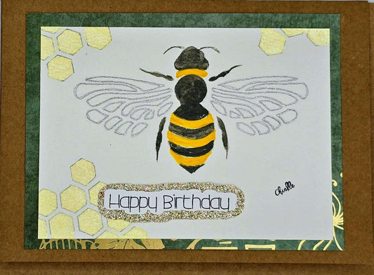 Birthday Card - Bee