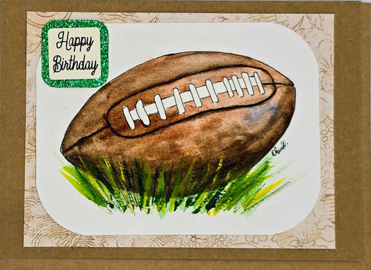 Birthday Card - Football