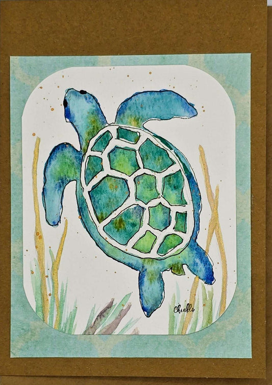 Blank Card - Turtle