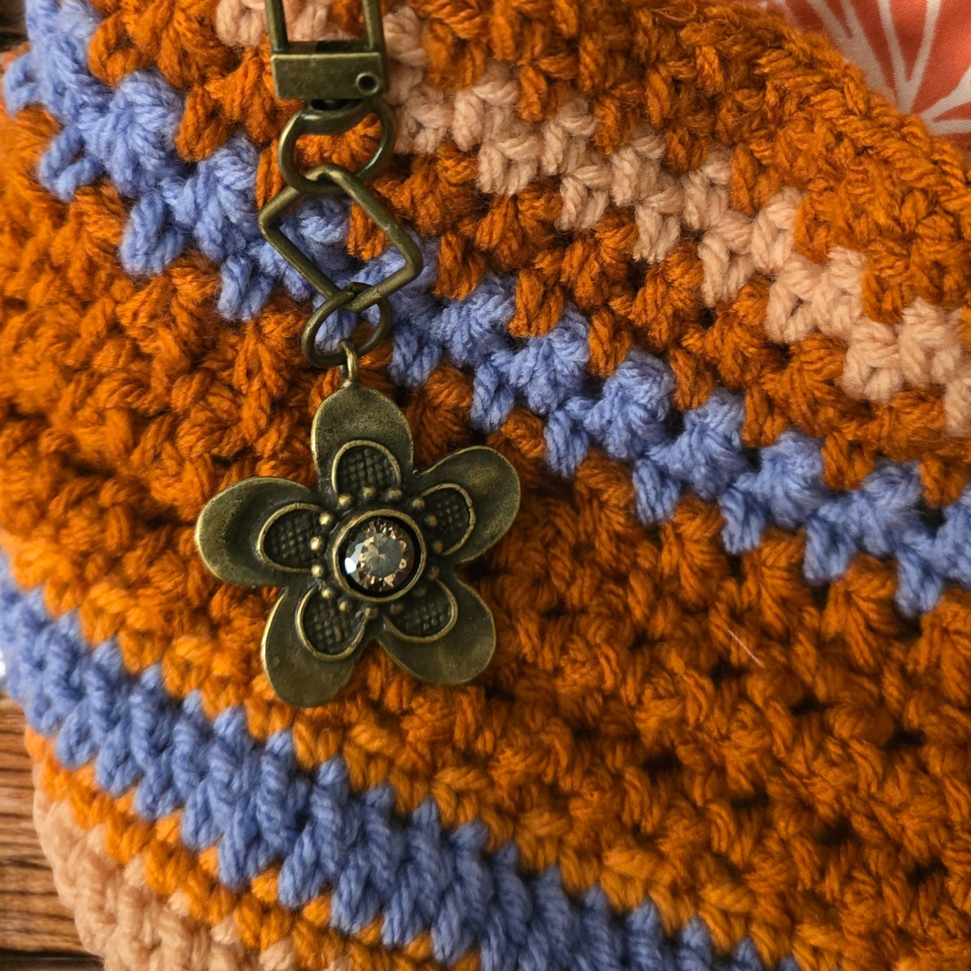 Boho Crochet Bucket Shoulder Bag Handmade Market