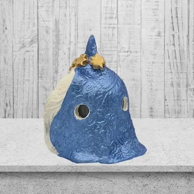 FAIRY HOUSE NIGHT LIGHT BLUE AND WHITE