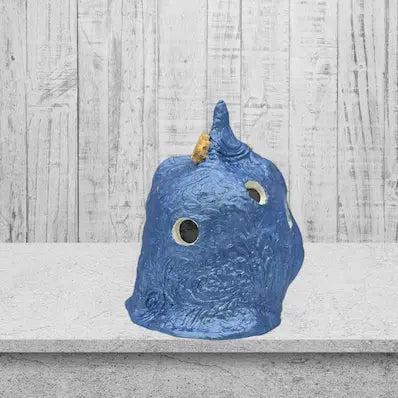 FAIRY HOUSE NIGHT LIGHT BLUE AND WHITE