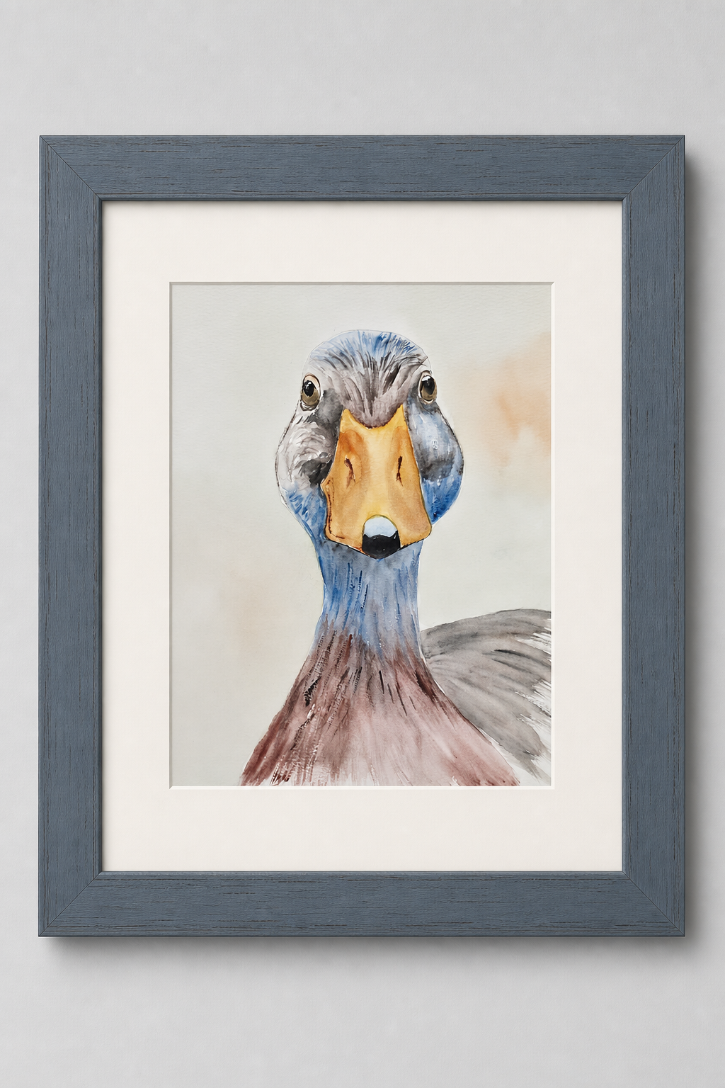 Curious Mallard  | Original Watercolor Duck Painting
