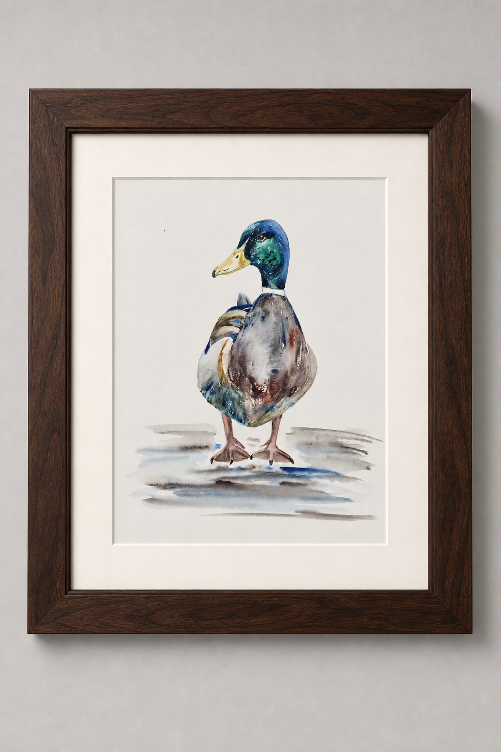 Strolling Mallard  | Original Watercolor Duck Painting
