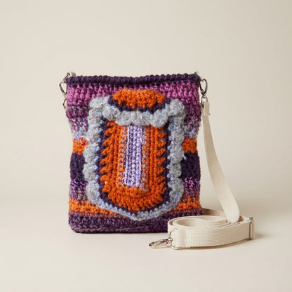 Boho Crochet Rectangle Bag Multi Ecommerce photp