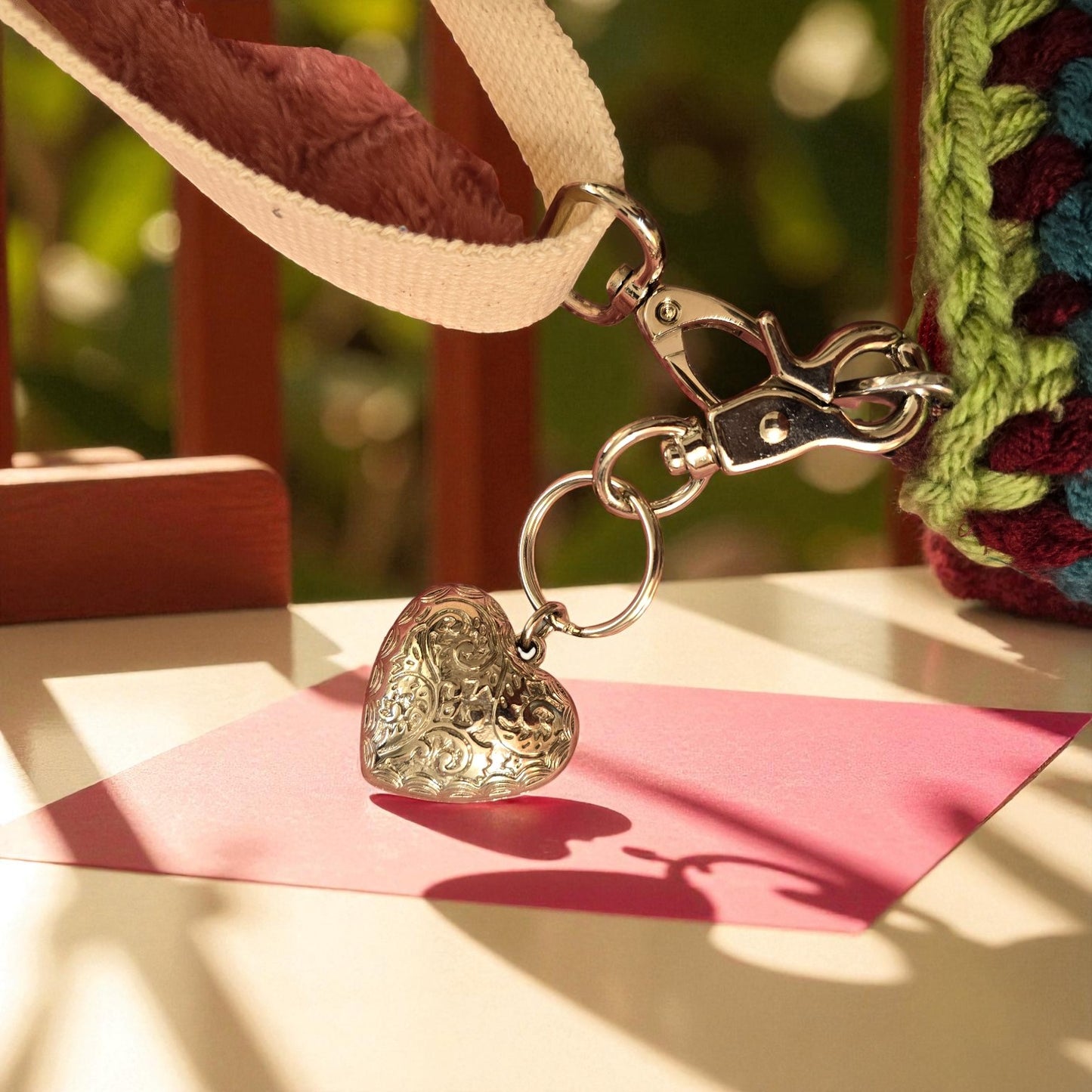 Boho Crochet Square Bag Teal Handmade Market