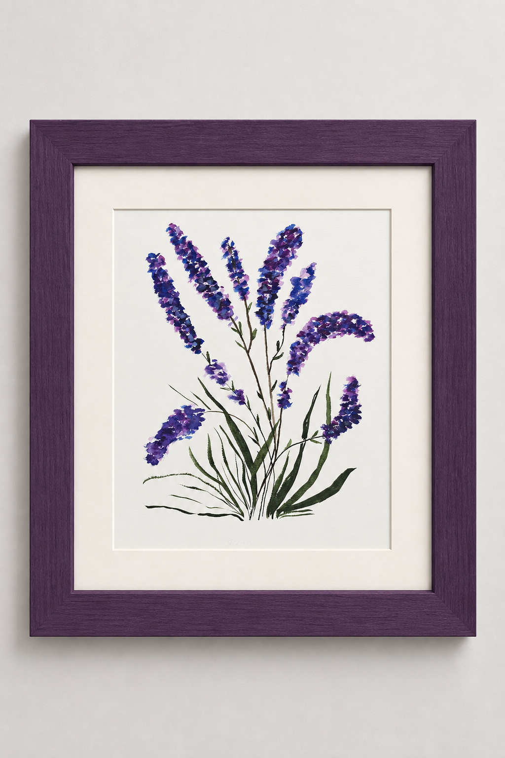Lavender Dreams  | Original Watercolor Lavender Painting