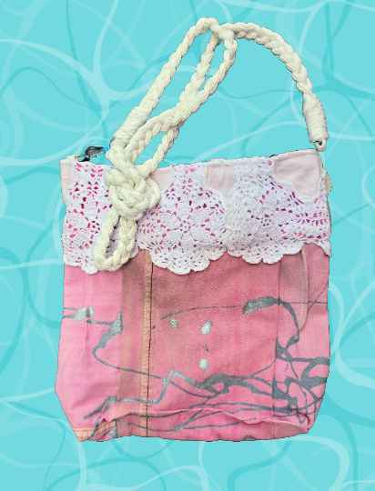 Crossbody Bag Denim - Handmade Market