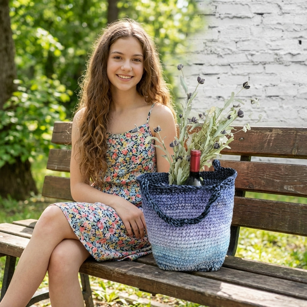 Crochet Tote Handmade Market